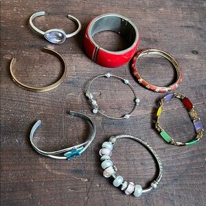 Elegant Multi-Color Bracelet Set